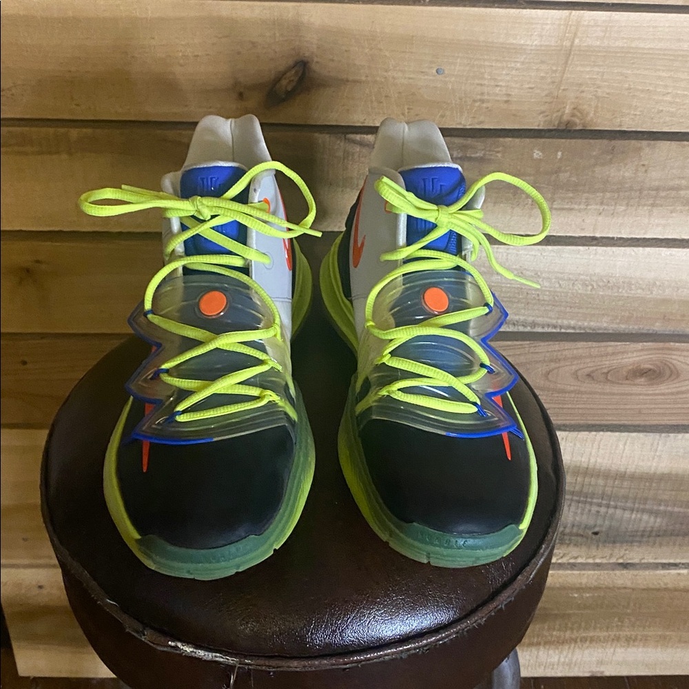 Nike Kyrie 5 X Rokit All Star Neon Green Black Sneakers size 10.5 CJ7899-900